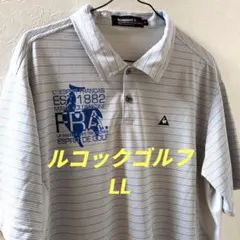 美品　ルコックスポルティフ半袖ポロシャツ　 LL