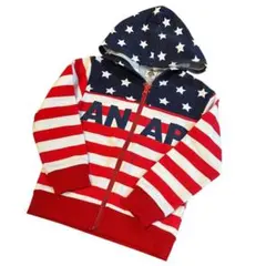 最終価格 美品 ANAP♡110 キッズ パーカー トレーナー USA 国旗