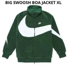 NIKE ビッグスウッシュ リバーシブル ボアジャケット グリーン XL