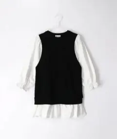ROPE' PICNIC KIDS 【KIDS】ドッキングワンピ 黒120