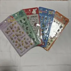 ディズニーぷくぷくシール5セット