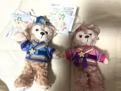 2018年七夕 ダッフィー＆シェリーメイ ぬいぐるみバッジ