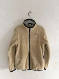 PUMA フリースジャケット ベージュ