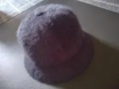 秋冬 バケットハット 帽子 紫 パープル