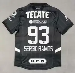Sergio Ramos 93 Monterrey ユニフォーム　黒のサムネイル