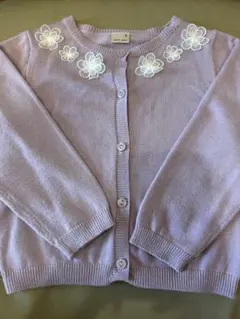 petit main ラベンダー カーディガン