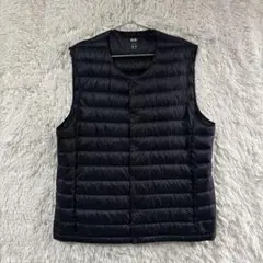ユニクロ　ウルトラライトダウンベスト　L ネイビー　2way インナーダウン