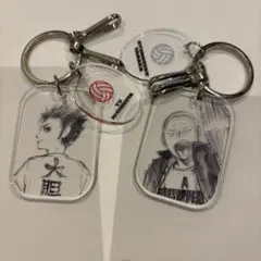 ハイキュー!! クリアベースキーホルダー 西谷夕　田中龍之介