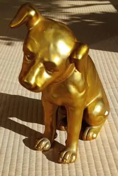ビクター犬　ゴールド 置物　ジャンク
