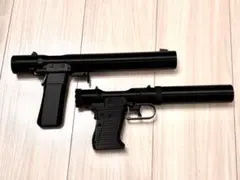 MAC11 サブマシンガン サイレンサー付きBB弾付き - メルカリ