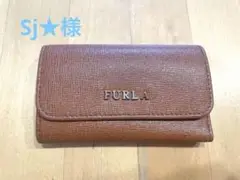 FURLA キーケース　ブラウン