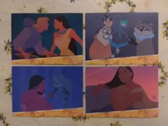 ディズニープリンセストレーディングコレクション ポカホンタス ４枚セット