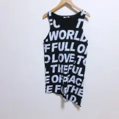 candy stripper ワンピース　ブラック　ロゴ　■　T749のサムネイル