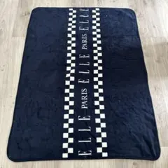 ELLE フリース毛布　ブランケット　シングル