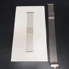Apple Watch 純正 ナチュラルチタニウムミラネーゼループ　L