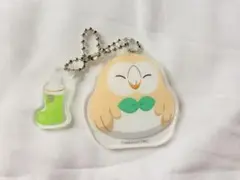 【ポケモン】コメダ珈琲店 コラボ　モクロー　アクリルキーホルダー