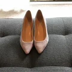 BOUTIQUE OSAKI のグレー パンプス 23.5㎝