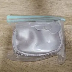 ハローキティ× BRILMY ズボラに優しいミニコスメポーチ　シルバー