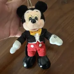 東京ディズニーランド　ミッキーマウスぬいぐるみバッジ　レトロ35周年　ジャンク