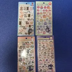 ボンボンドロップシール ダルマ　和犬　猫　相撲