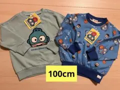 【新品】サンリオ ハンギョドン 長袖トレーナー 2枚セット 100cm