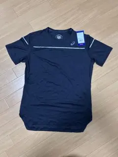 【訳あり新品未使用タグ付】asics ランニング　ショートスリーブシャツ　XL