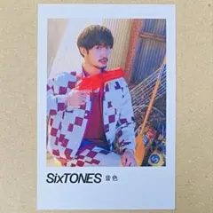 SixTONESジェシー シングル音色購入特典ポラロイド風カード トレカ