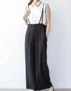 セピカバックギャザーストラップサロペット Mサイズ38