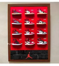 エアジョーダン　NIKE アート　ポスター　フレーム付き　壁掛　額装　パロディ