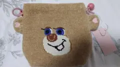 新品未使用★フェイラー ドアップテディガール 耳付き巾着 ドアップテディガール 耳付き巾着 L/DUG-243242(ベージュ