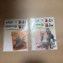 ズートピア　ダイカットステッカー　2枚セット