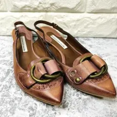 RABOKIGOSHI works レザーバックストラップパンプス 22.5cmのサムネイル