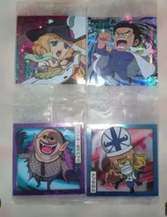 ワンピース　二フォルメウエハース　シール　四枚セット　SW12