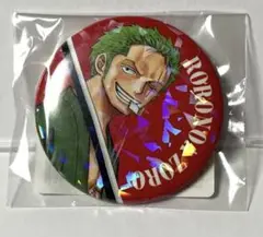 ワンピース　オールスター　缶バッジ　ゾロ ホログラムバッジ