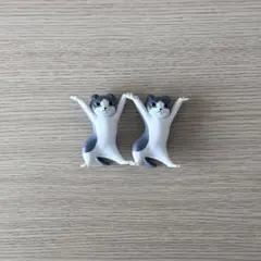 ネコのペンおき3 垂れ耳 ハチワレ 猫