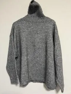 CIVARIZE ファスナー付きタートルネックセーター グレー - メルカリ