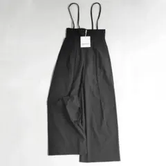 23SS【タグ付✨】エンフォルド ハイウェストサロペット ワイド 黒 38