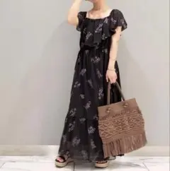 極美品♡ グレースコンチネンタル バンダナバイカラーワンピース