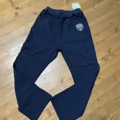 新品 moujonjon ロングパンツ ネイビー