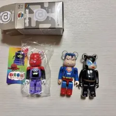 ベアブリック　スーパーマン　キャットウーマン　パウル&はかせ(シークレット)3点