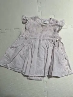 SLAP SLIP ピンク色ロンパース 80