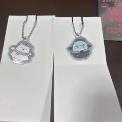 松屋 스밋코구라시 リフレクターキーホルダー しろくま とかげ