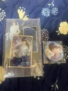 恋とプロデューサー⭐︎恋与制作人⭐︎ハク⭐︎白起⭐︎アクリルスタンドと缶バッジ