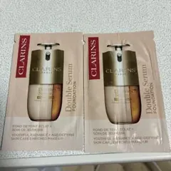 CLARINS ダブル セーラム ファンデーション L3N サンプル 2枚のサムネイル