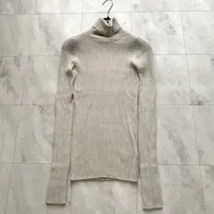 美品♡2022年♡ドゥーズィエムクラス リブタートルネック ニット プルオーバー