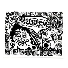 SUPREME FACES STICKER