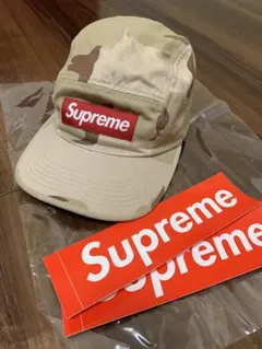 Supreme Washed Chino Twill Camp Cap
