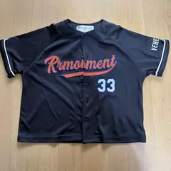 しまむら RRmoment ルルモーメント ベースボールシャツ 90