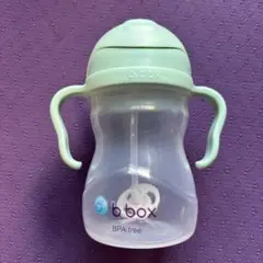 b.box ストローマグ BPAフリー　食洗機OK ピスタチオ グリーン
