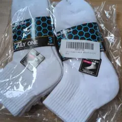 DAILY ONE レディース ソックス 3足入り2セット 23-25cm